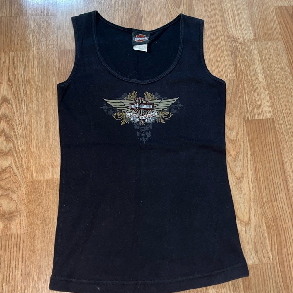 Black Harley Davidson Tank